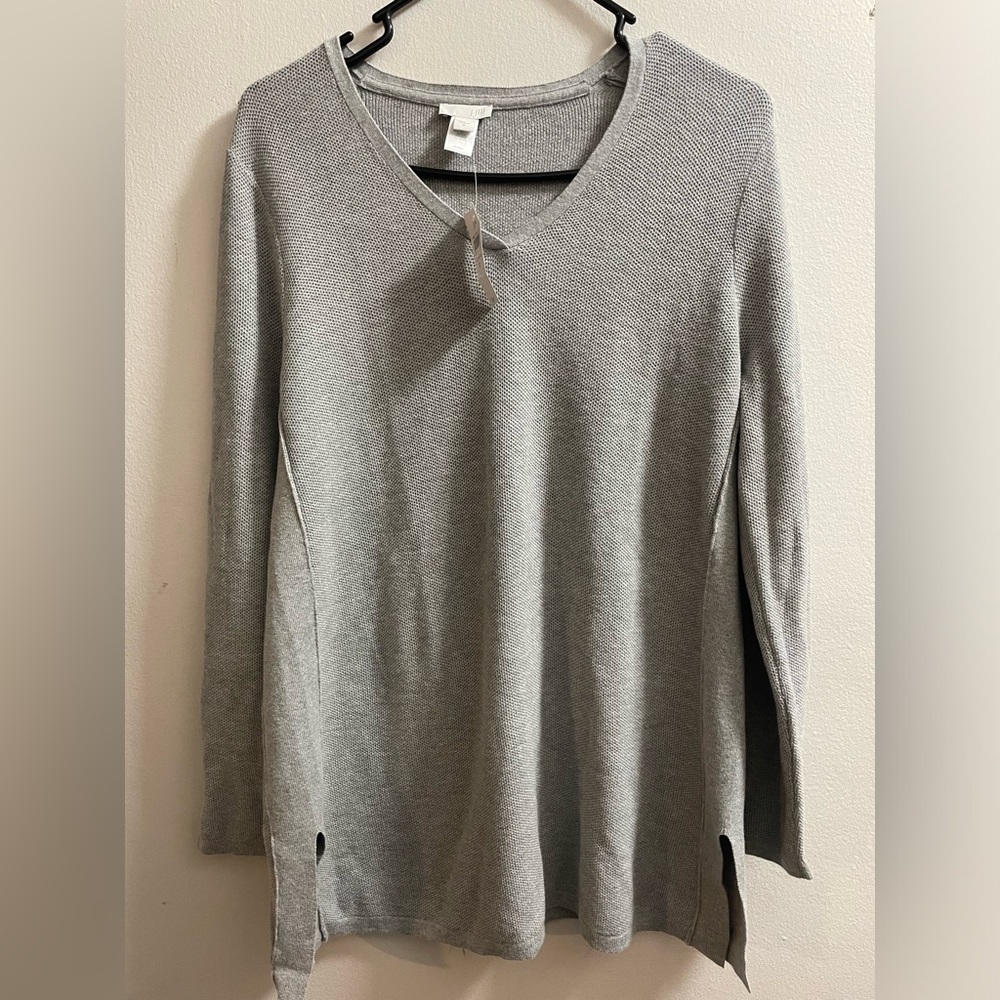 New J.Jill Gray Sweater